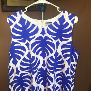 Worthington blue sleeveless dress